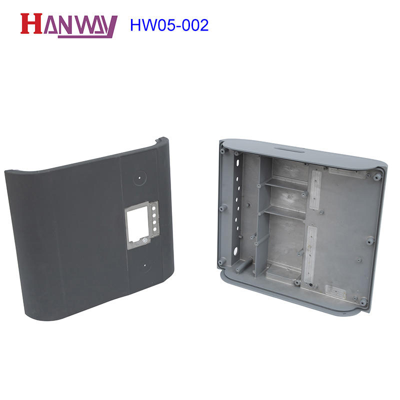 Hanway CNC machining cast aluminium post caps lighting for lamp-3