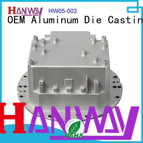 CNC machining die-casting aluminium of lighting parts hw05013 factory price for lamp
