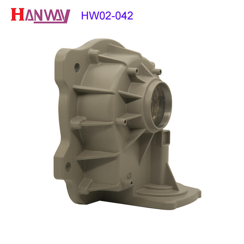 Metal powder coating auto precision die casting aluminum parts HW02-042