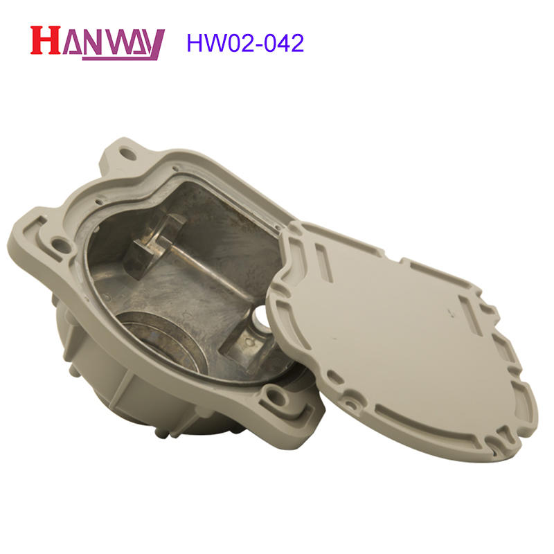 Metal powder coating auto precision die casting aluminum parts HW02-042