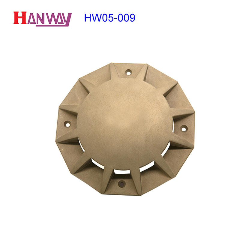 Fitting lamp body aluminum CNC machining die cast light  HW05-009