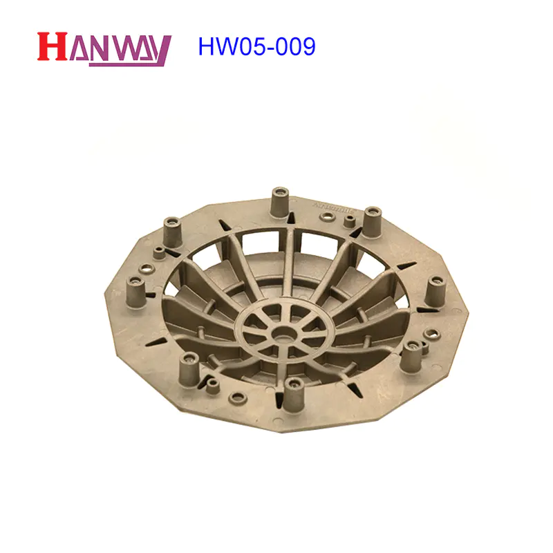 Fitting lamp body aluminum CNC machining die cast light  HW05-009（Support for customized services）