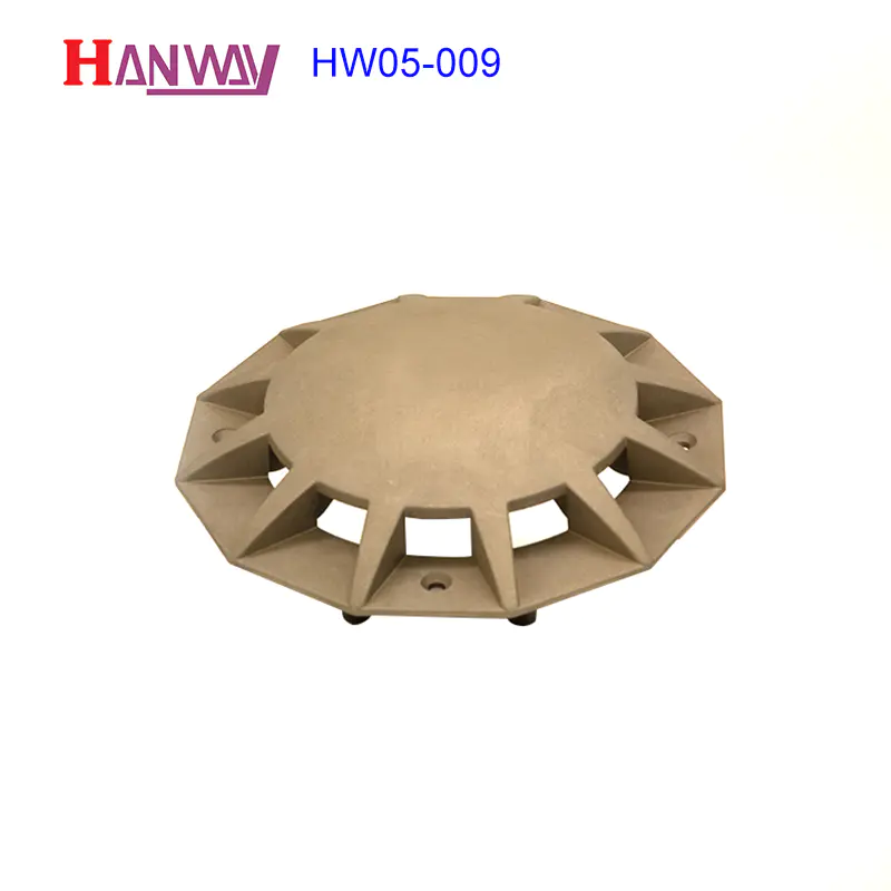 Fitting lamp body aluminum CNC machining die cast light  HW05-009（Support for customized services）