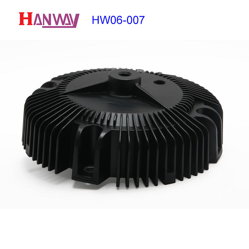 Cold forging parts extruded heatsink parts aluminum heat sink led HW06-007（Support for customized services）
