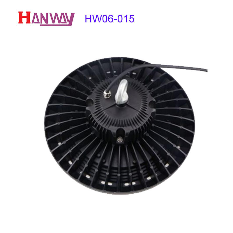 Customized electronics lighting finished aluminum heat sink for led HW06-015