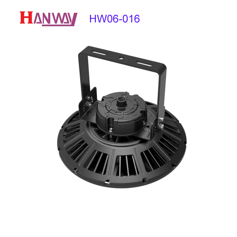 Customized electronics lighting finished aluminum heat sink for led HW06-016 （Support for customized services）