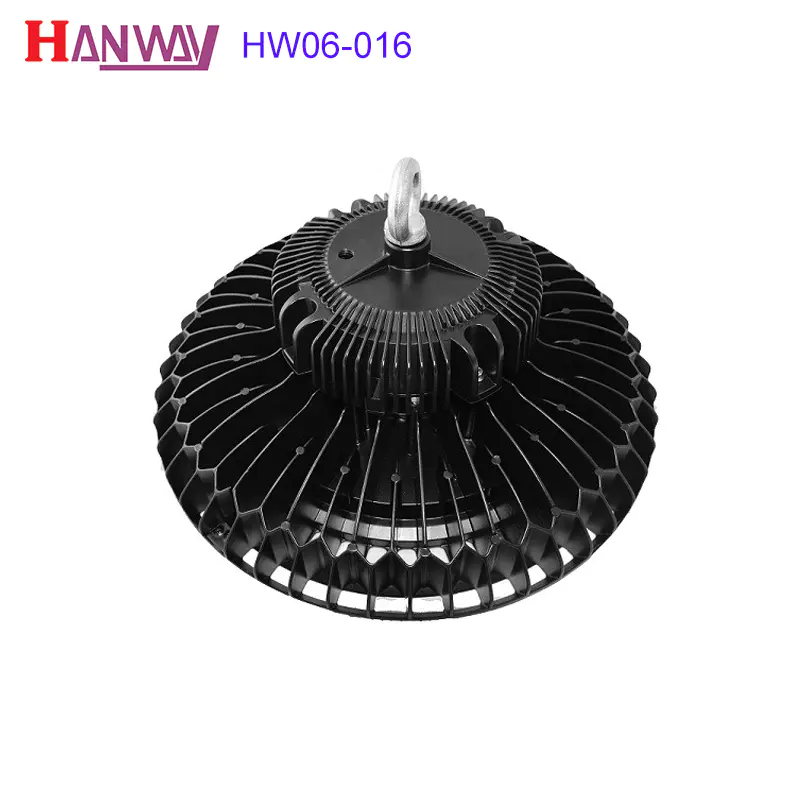 Customized electronics lighting finished aluminum heat sink for led HW06-016