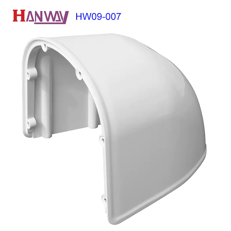 OEM service cctv camera housing aluminum die casting cctv housing with CNC NCT  HW09-007（Support for customized services）