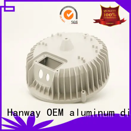 housing cnc LED light heat sink die casting light Hanway Brand