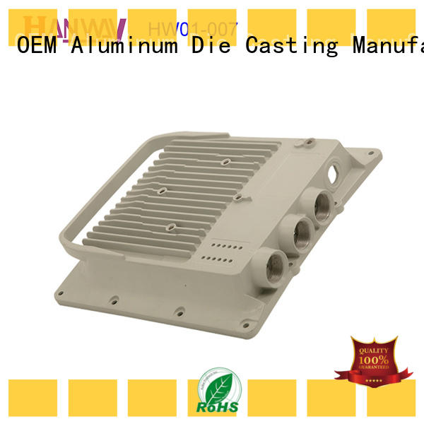 Hanway die casting wireless telecommunications parts with good price for industry