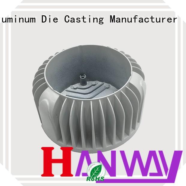 aluminum die cast led heat sink led cnc machining Hanway Brand LED light heat sink die casting