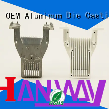 custom heatsink cnc die aluminum die casting supplier Hanway Brand