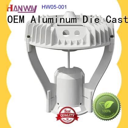 Hanway outdoor die-casting aluminium of lighting parts customized for lamp