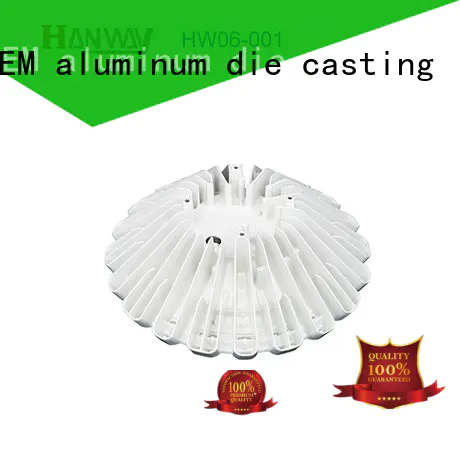 Hanway white led heatsink factory price for manufacturer