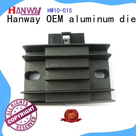 Hanway aluminum automotive & motorcycle parts customized for antenna system