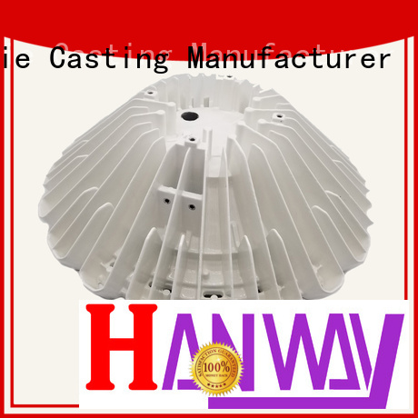light Custom machining LED light heat sink die casting sink Hanway