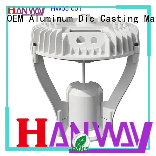 Hanway oem die-casting aluminium of lighting parts part for lamp