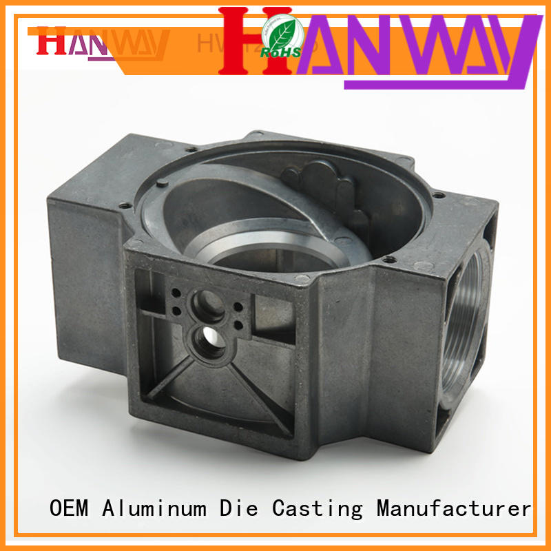 High pressure aluminum chromate plated die casting parts HW12-005