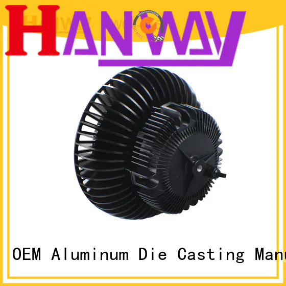 Hanway die casting aluminum heat sink suppliers factory price for plant