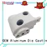 hw02007 aluminium die casting parts molded for manufacturer Hanway