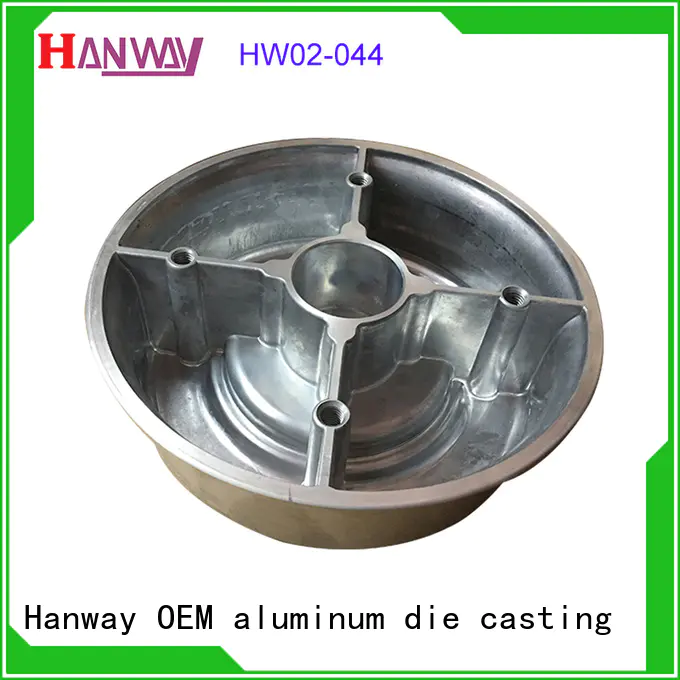 Hanway forged aluminium die casting auto parts precoated for plant