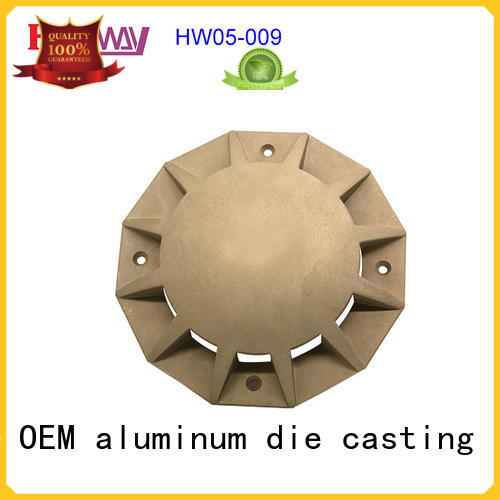 Hanway CNC machining cast-aluminium post base connectors for mining