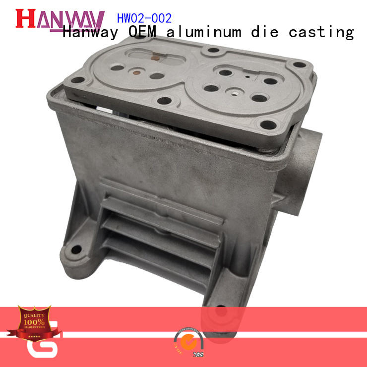 Hanway polished aluminium pressure casting wholesale for manufacturer