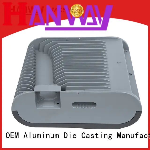 Hanway CNC machining cast aluminium post caps lighting for lamp